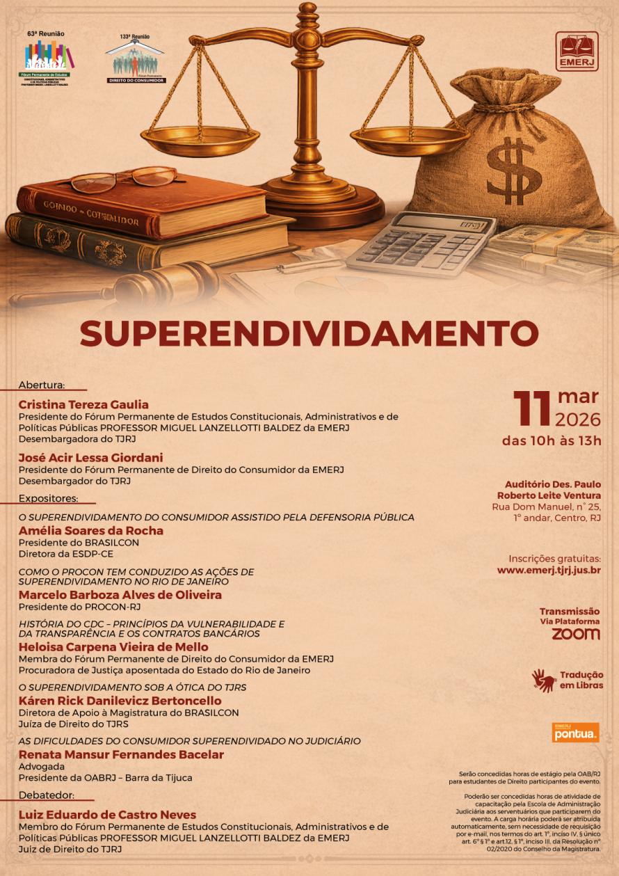 Cartaz do evento: SUPERENDIVIDAMENTO