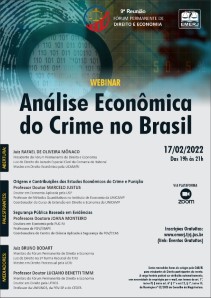 Título do Evento: “ANÁLISE ECONÔMICA DO CRIME NO BRASIL“