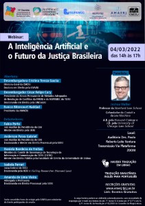 Título do Evento: A Inteligência Artificial e o Futuro da Justiça Brasileira