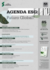 Título do Evento: AGENDA ESG: FUTURO GLOBAL?