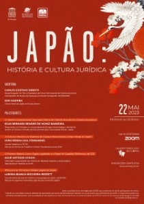Título do Evento: JAPÃO: HISTÓRIA E CULTURA JURÍDICA