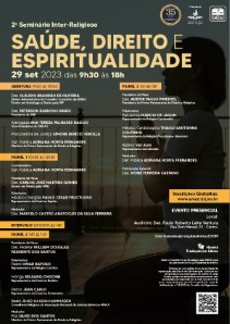 Título do Evento: 2º SEMINÁRIO INTER-RELIGIOSO: SAÚDE, DIREITO E ESPIRITUALIDADE
