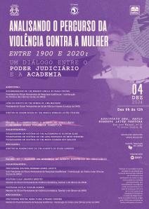 Título do Evento: Analisando o Percurso da Violência contra a Mulher entre 1900 e 2020:  Um Diálogo entre o Poder Judiciário e a Academia