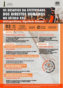 Título do Evento: “Os Desafios da Efetividade dos Direitos Humanos no Século XXI: Anticapacitismo, Dignidade Humana”