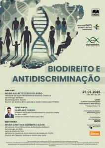 Cartaz do evento: BIODIREITO E ANTIDISCRIMINAÇÃO