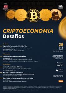 Cartaz do evento: Criptoeconomia – Desafios