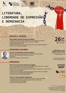Título do Evento: LITERATURA, LIBERDADE DE EXPRESSÃO E DEMOCRACIA