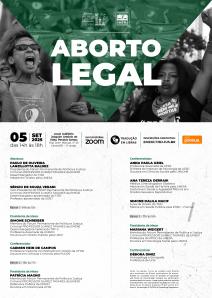 Cartaz do evento: ABORTO LEGAL