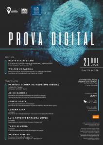 Cartaz do evento: Prova Digital