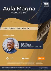 Cartaz do evento: Aula Magna do 1º Semestre de 2026