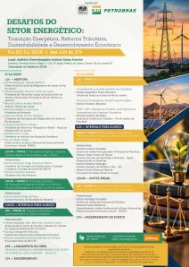Cartaz do evento: Desafios do Setor Energético: Transição Energética, Reforma Tributária, Sustentabilidade e Desenvolvimento Econômico