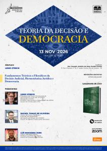 Cartaz do evento: TEORIA DA DECISÃO E DEMOCRACIA